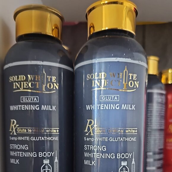 glutathione strong whitening milk Solid white gluta strong whitening body milk 400ml x2